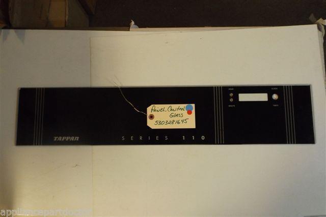 TAPPAN STOVE 5303281645 Panel-control, Glass USED TAPPAN STOVE 5303281645 Panel-control, Glass USED